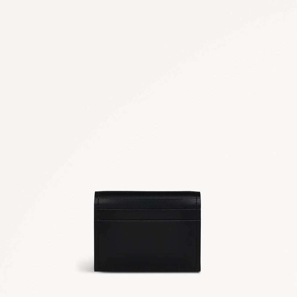 Selsey Street Leather Small Coin wallet in Black - 111647