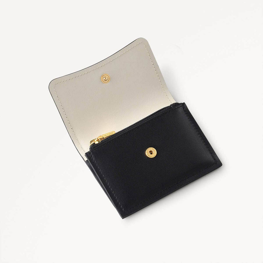 Selsey Street Leather Small Coin wallet in Black - 111647