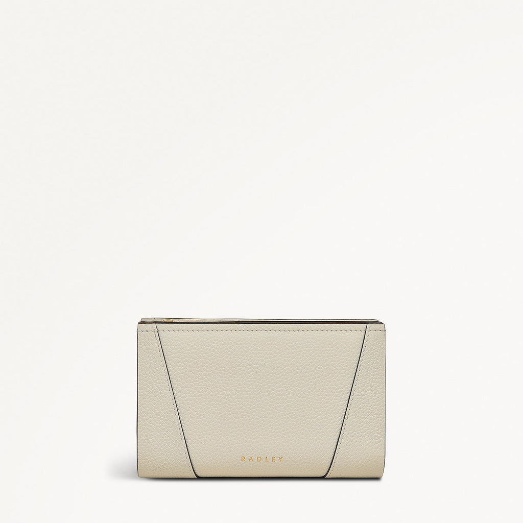 Kendal Terrace Leather Medium Bifold Wallet in Chalk - 111655