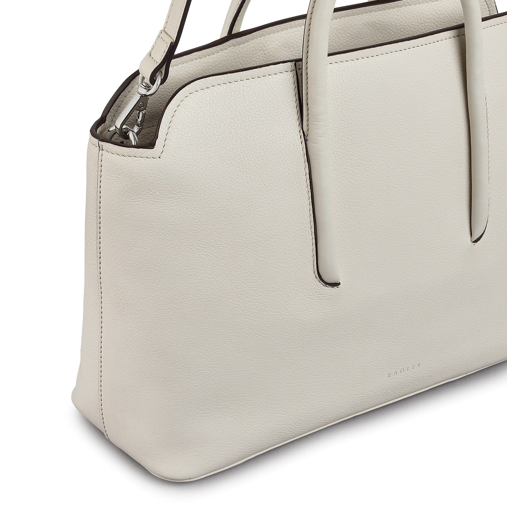 Chalk Medium Leather Grab Bag | Grainger Way AW25 | Radley