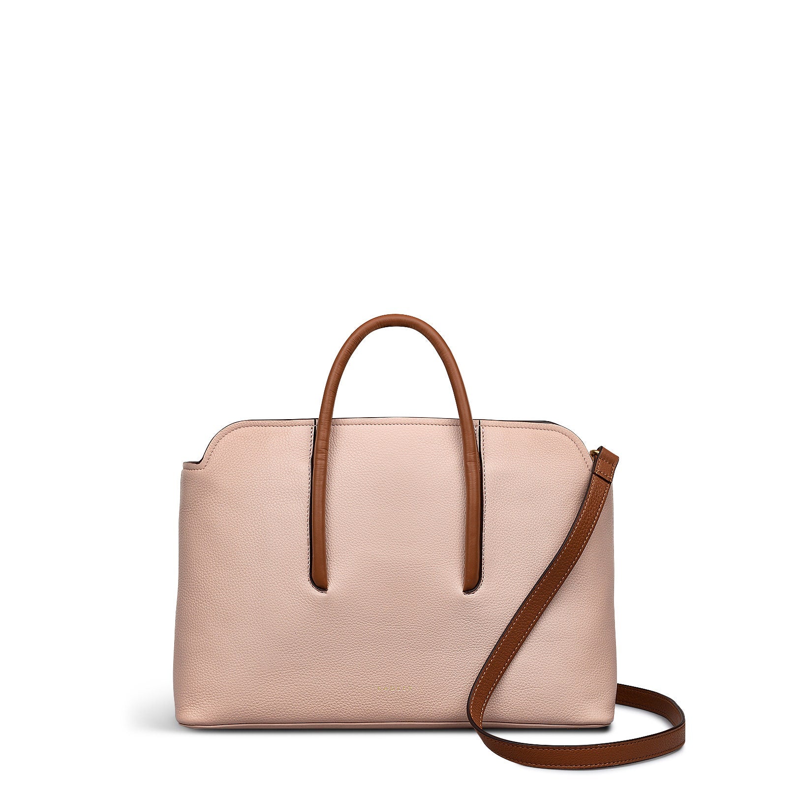 Pink Medium Leather Grab Bag | Grainger Way Colourblock AW25 | Radley