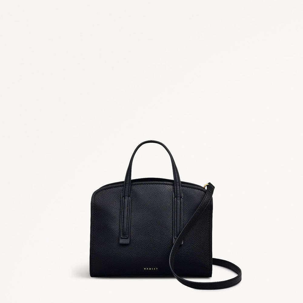 Arragon Row Fabric Small Zip Around Grab Bag in Black - 111710