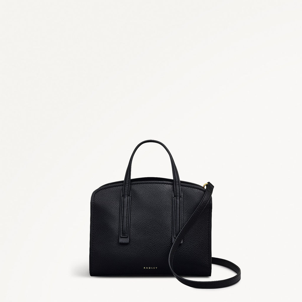 Arragon Row Fabric Small Zip Around Grab Bag in Black - 111710