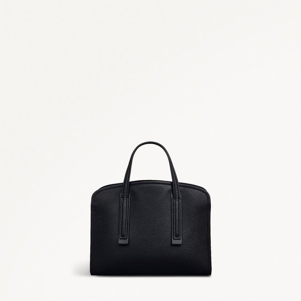 Arragon Row Fabric Small Zip Around Grab Bag in Black - 111710