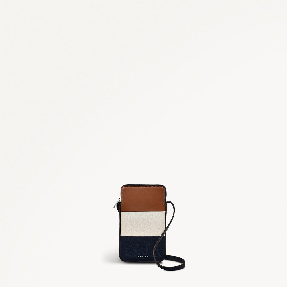 Grainger Way Leather Medium Phone Cross Body Bag in Ink - 111728
