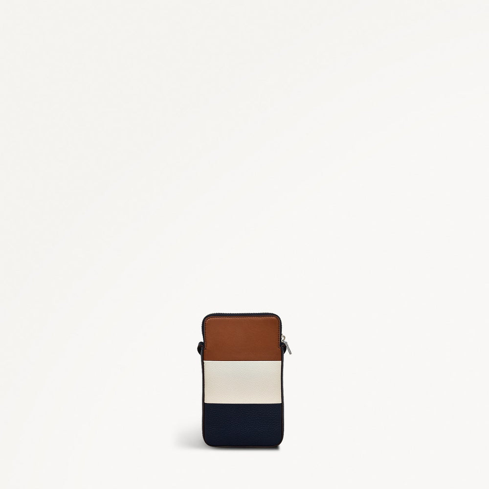 Grainger Way Leather Medium Phone Cross Body Bag in Ink - 111728