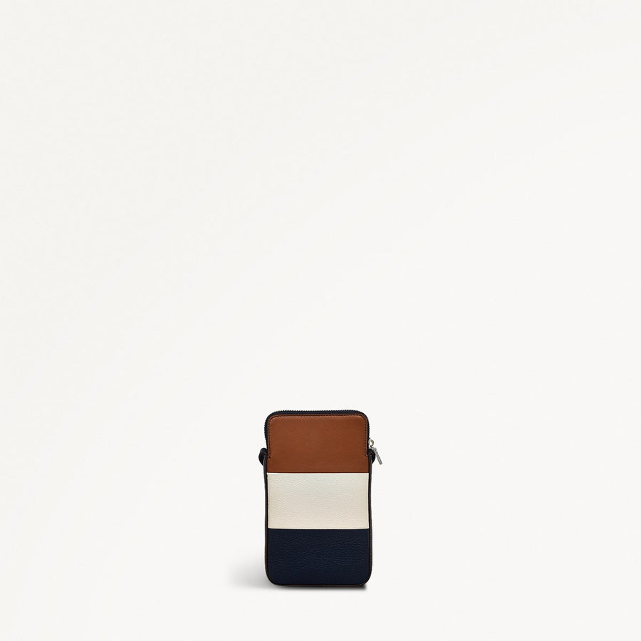 Grainger Way Leather Medium Phone Cross Body Bag in Ink - 111728