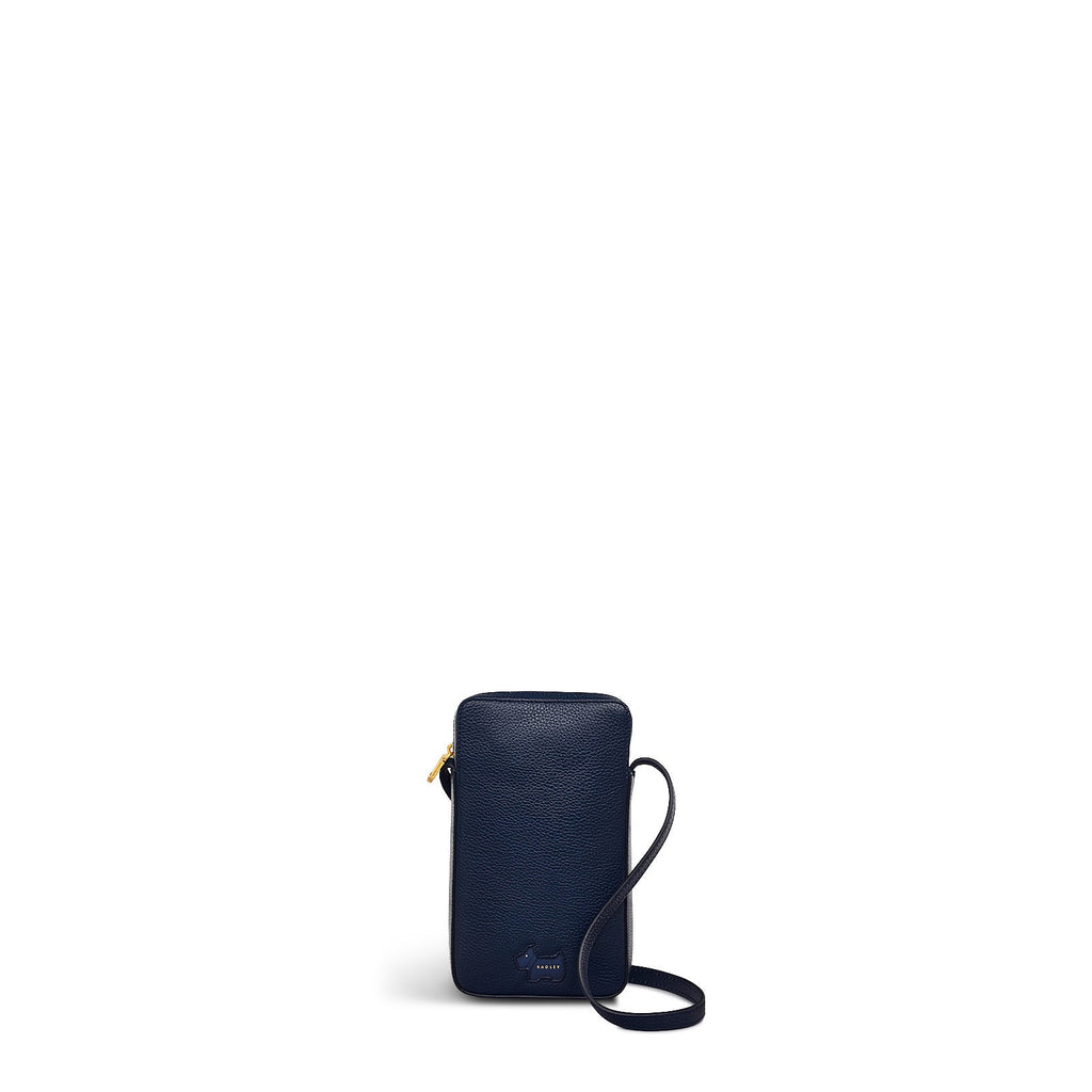 Radley Cookie Cutter - Protect Leather Medium Phone Cross Body Bag in Ink - 111755