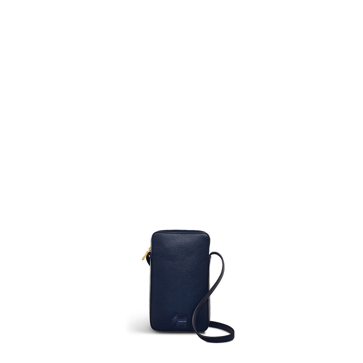 Radley Cookie Cutter - Protect Leather Medium Phone Cross Body Bag in Ink - 111755