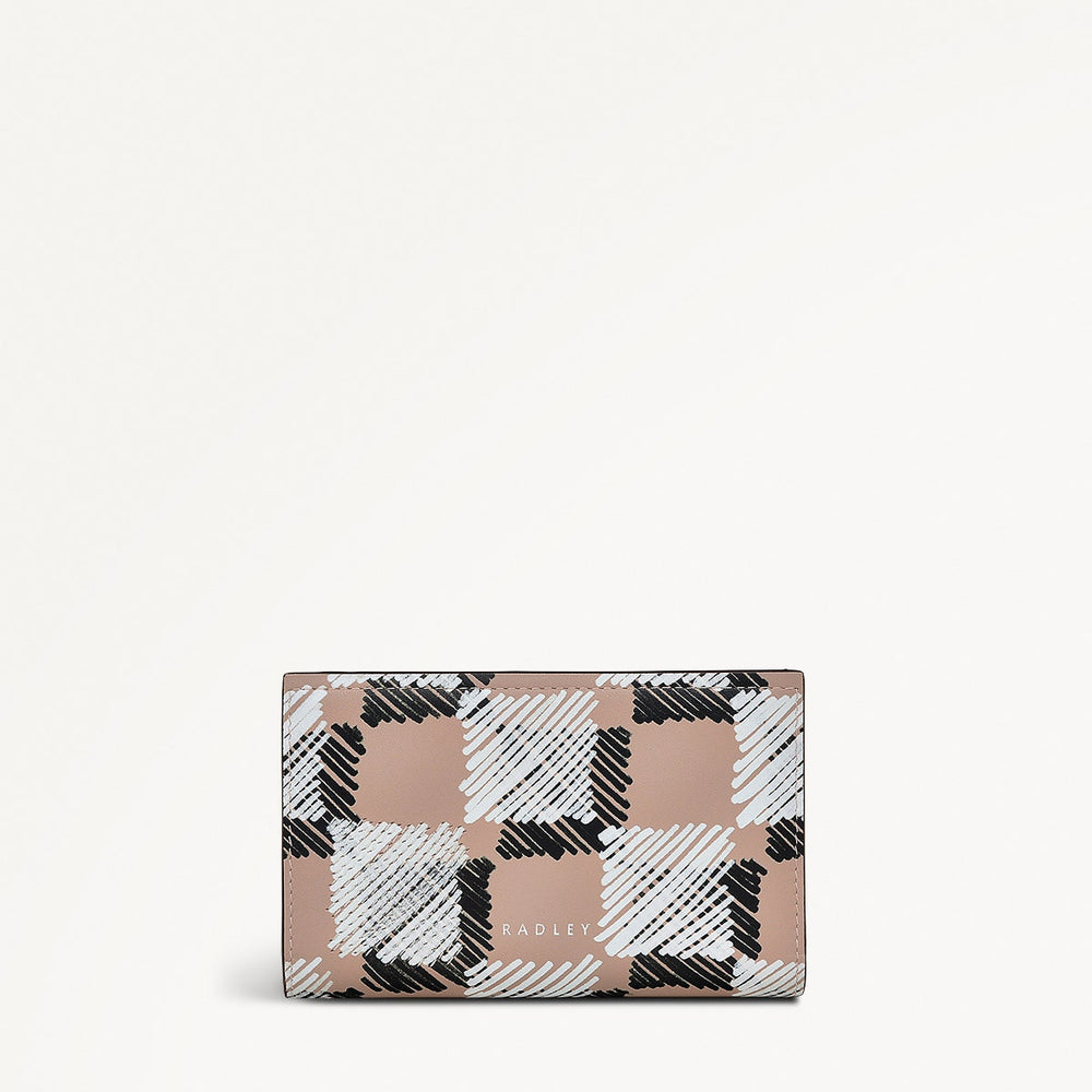 Check Me Out Leather Medium Bifold Wallet in Latte - 111775