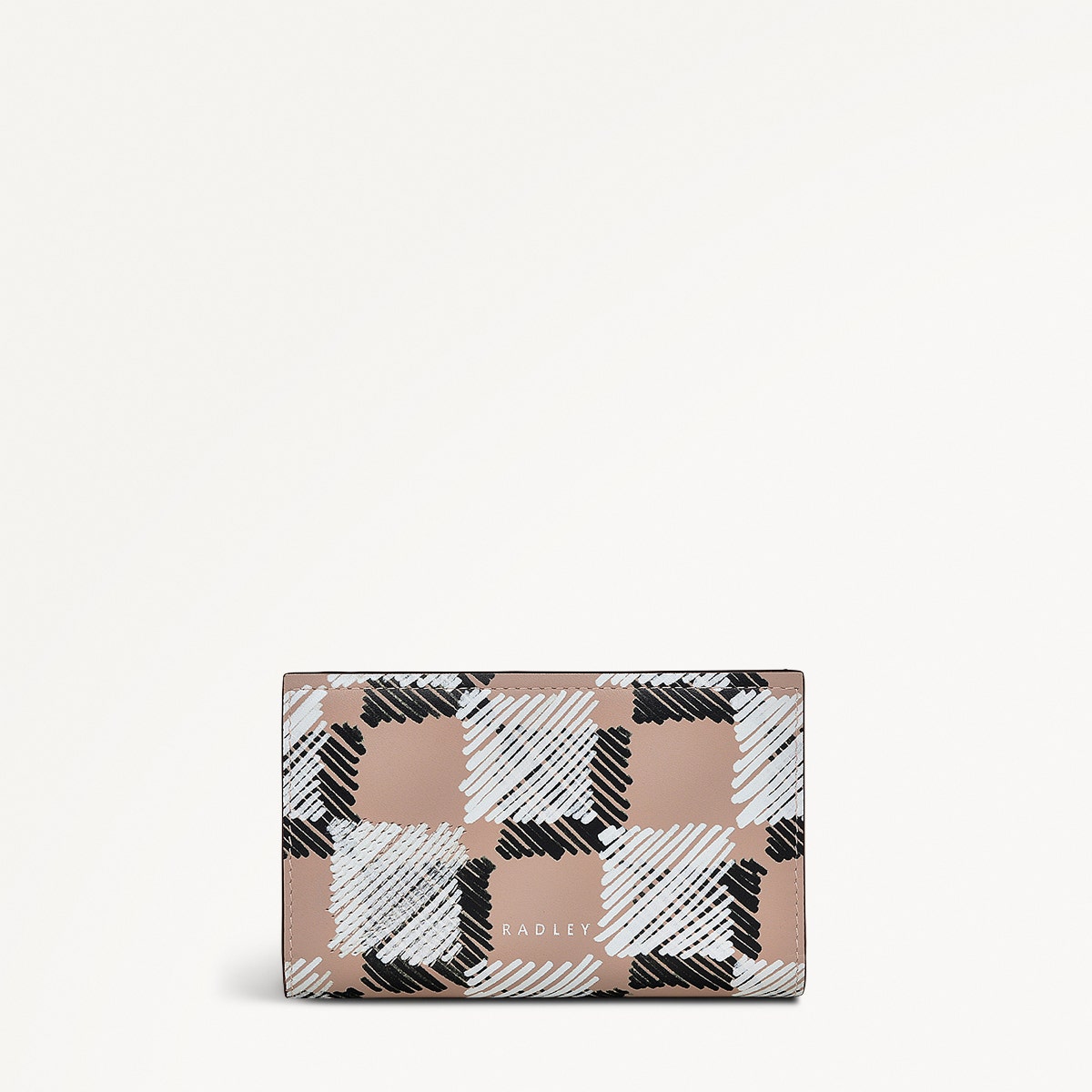 Check Me Out Leather Medium Bifold Wallet in Latte - 111775