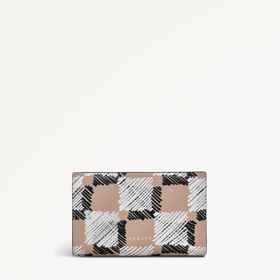 Check Me Out Leather Medium Bifold Wallet in Latte - 111775