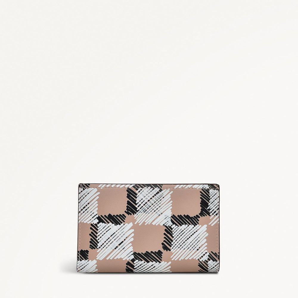 Check Me Out Leather Medium Bifold Wallet in Latte - 111775