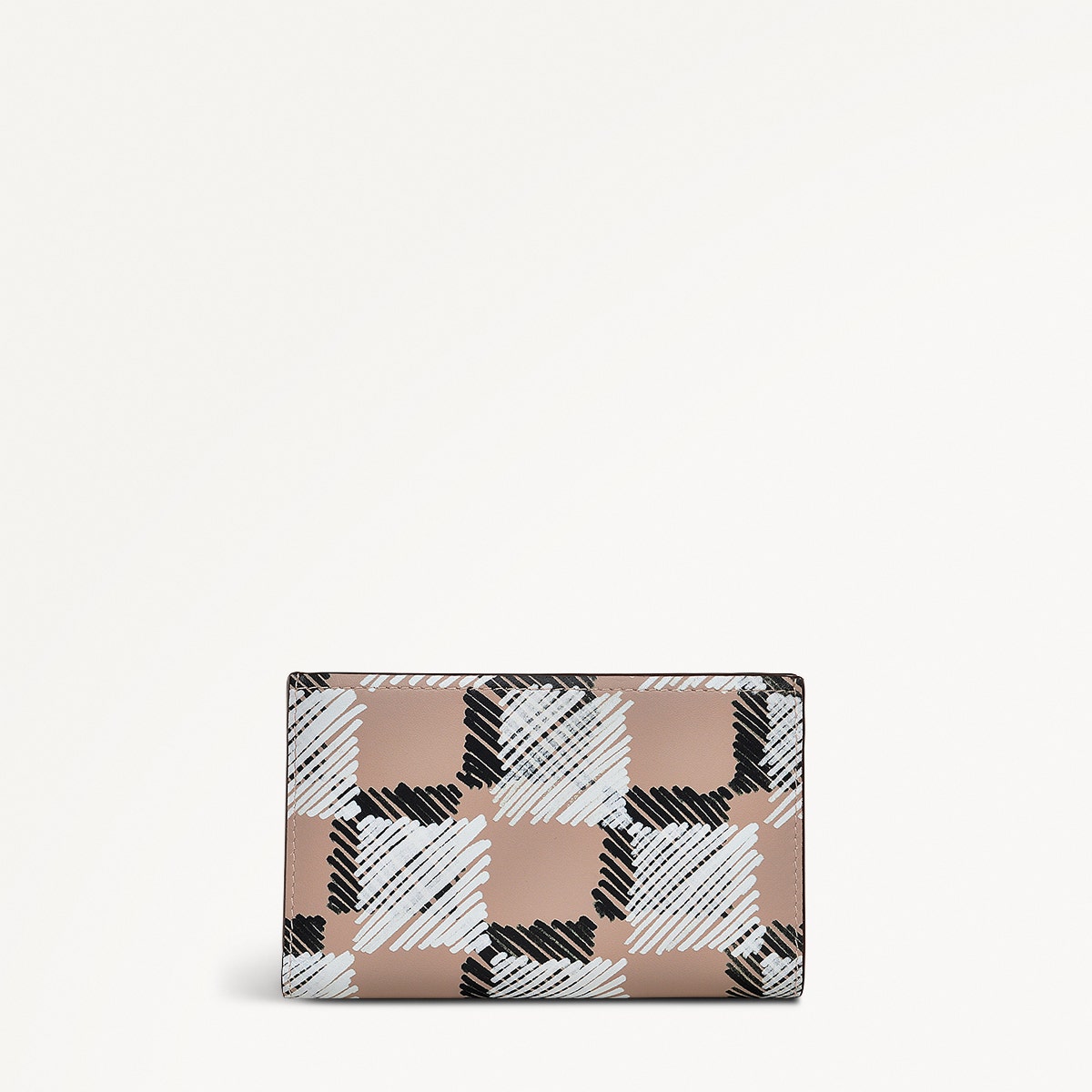 Check Me Out Leather Medium Bifold Wallet in Latte - 111775