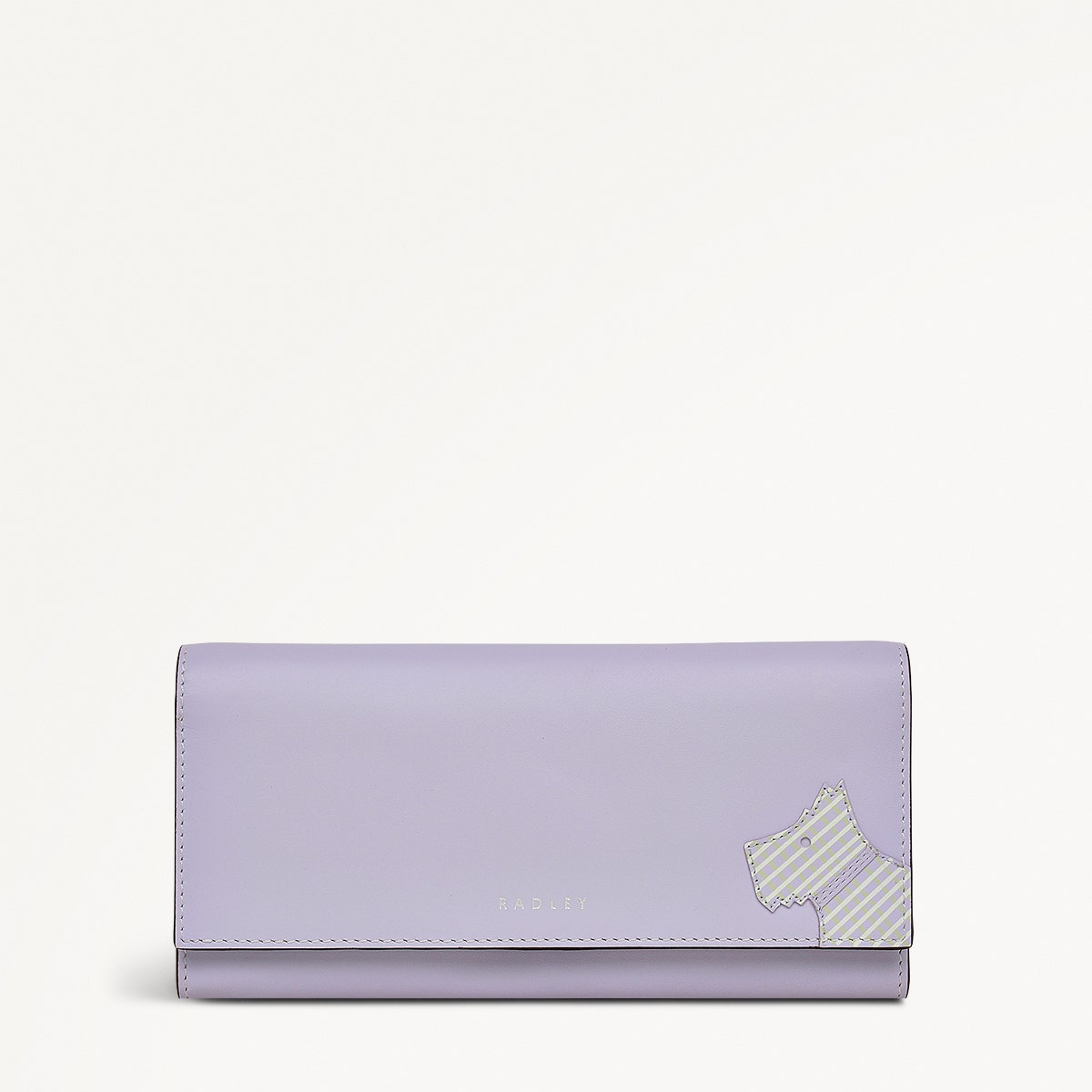 Face To Face Leather Large Flapover Wallet in Bellflower - 111810
