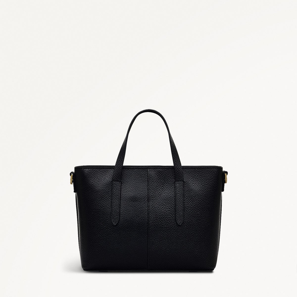 Silk Street Leather Small Open Top Multiway Bag in Black - 111823