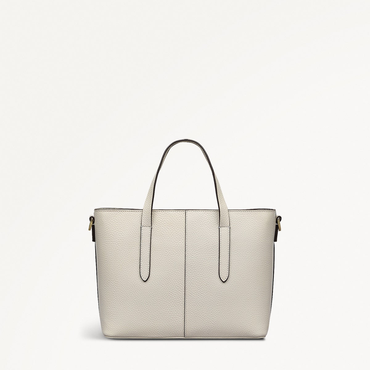 Silk Street Leather Small Open Top Multiway Bag in Chalk - 111824