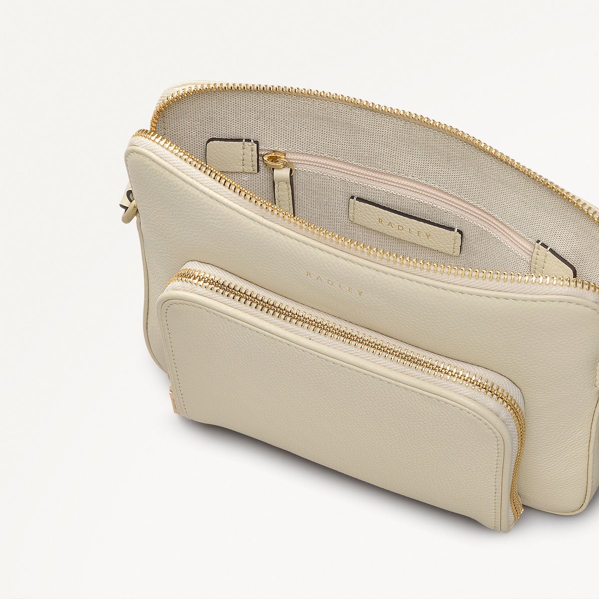 Chalk Small Leather Cream Crossbody Bag | Redford Close AW25 | Radley