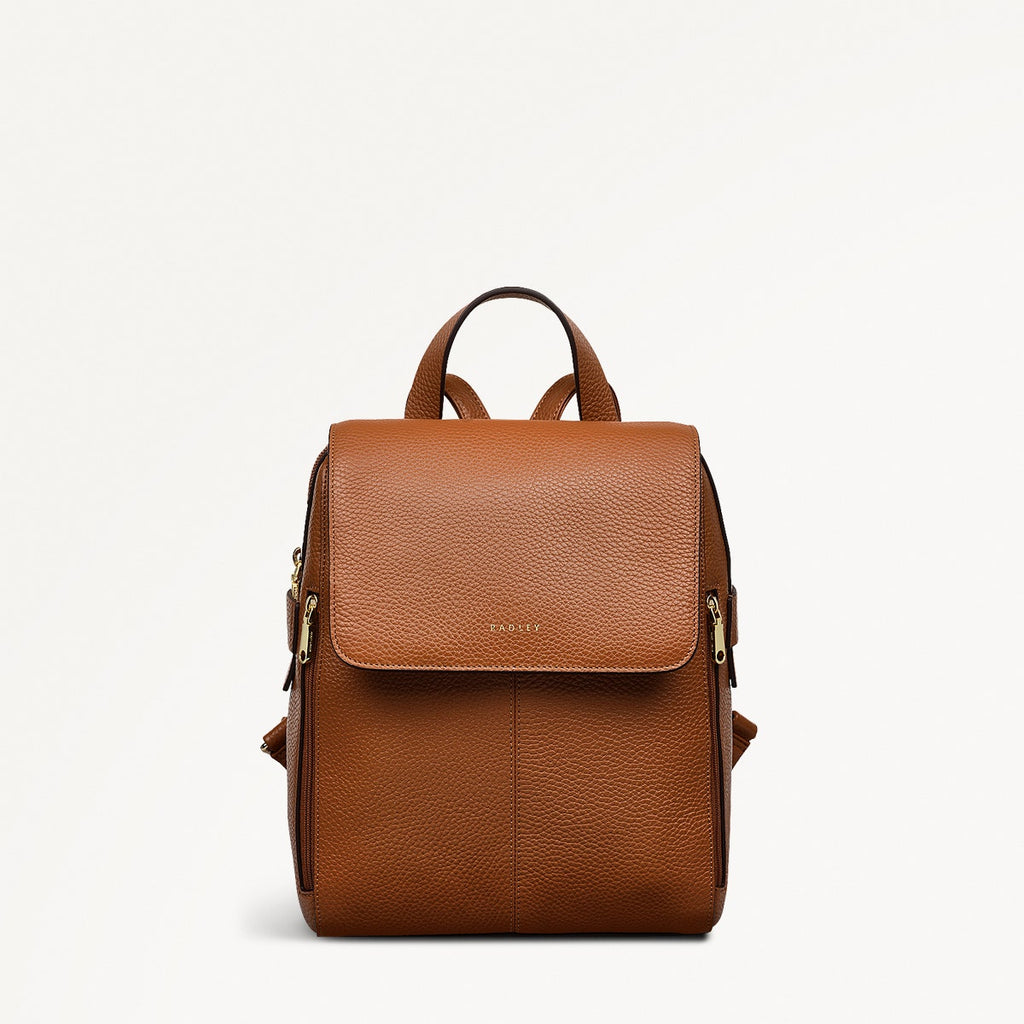 Woman's Brown Work Backpack | Lorne Close Collection AW25
