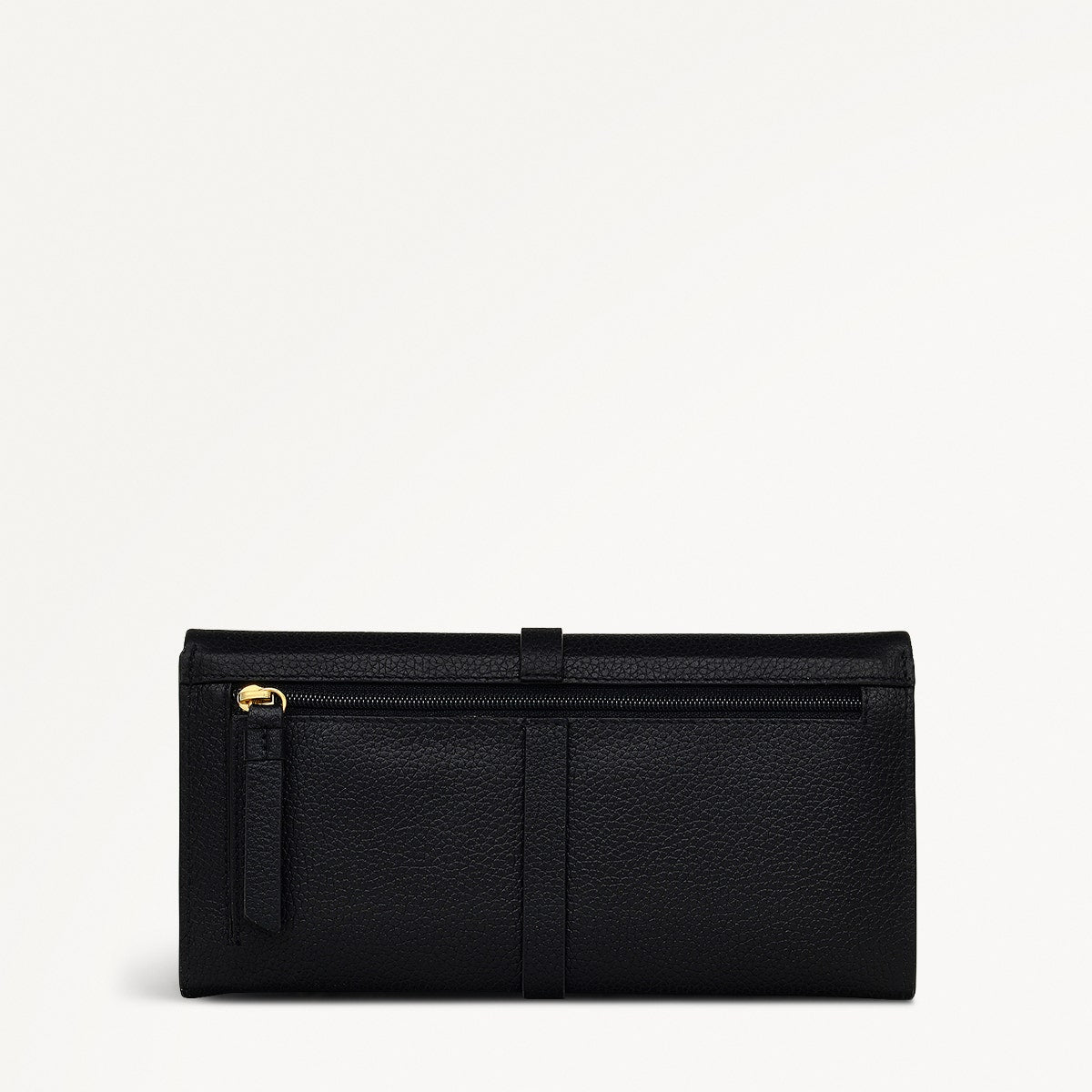 Sandler Way Leather Large Flapover Wallet in Black - 111863