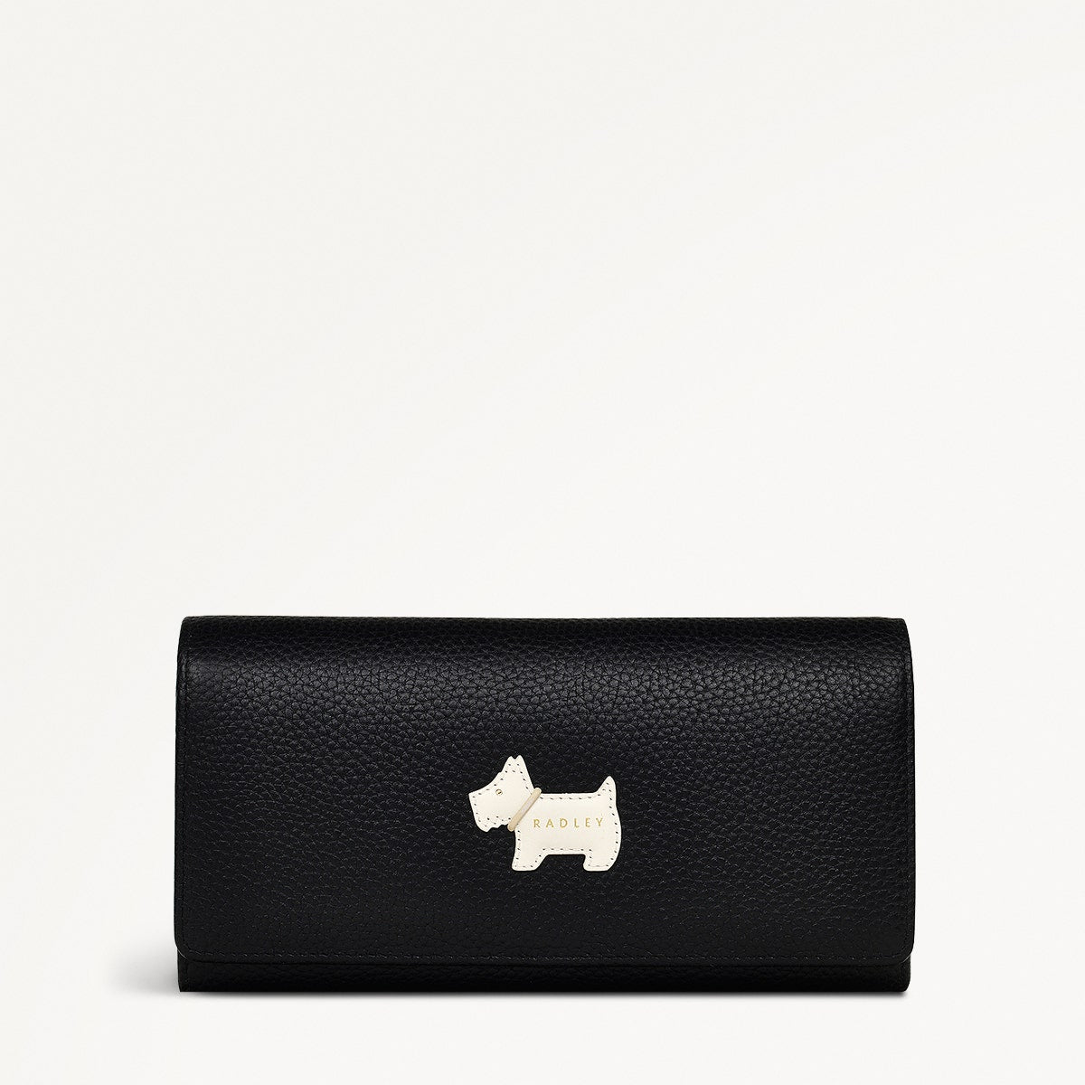 Loyal Radley Leather Extra Large Flapover Wallet in Black - 111866