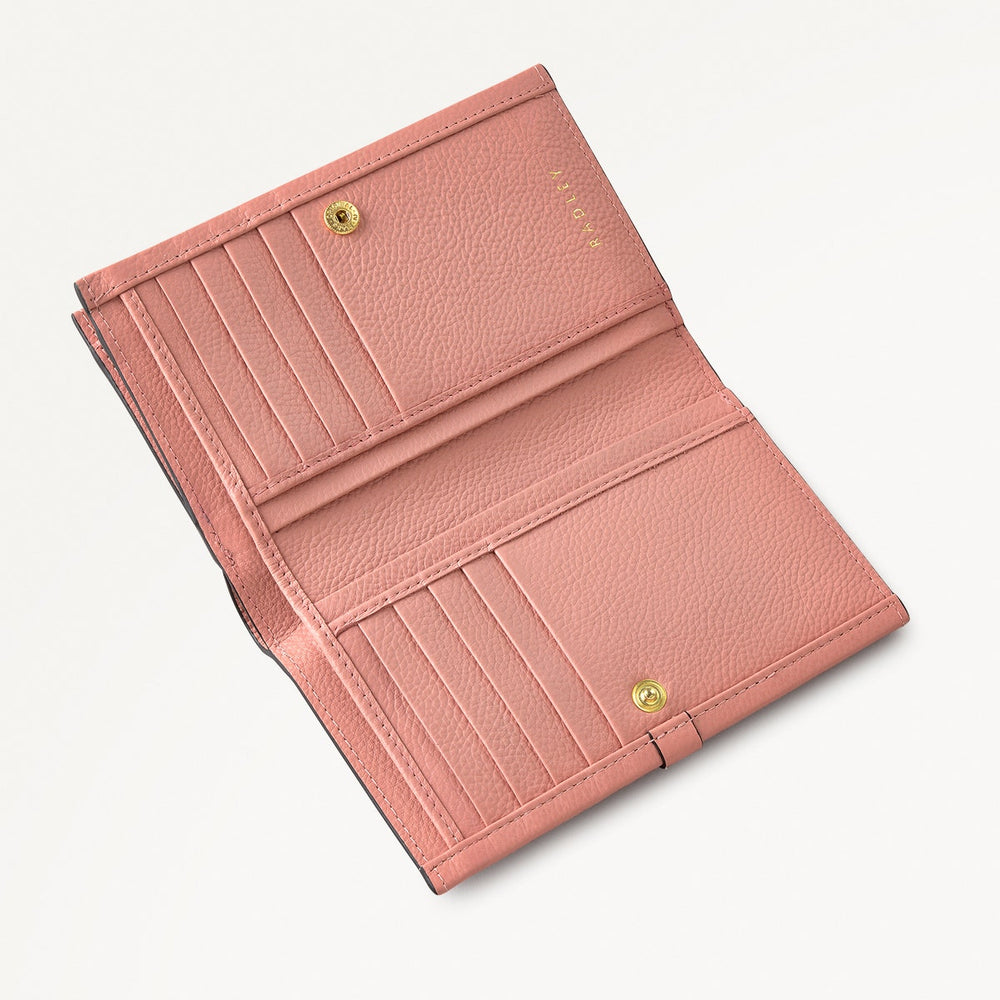Sandler Way Leather Medium Bifold Wallet in Sienna Pink - 111871