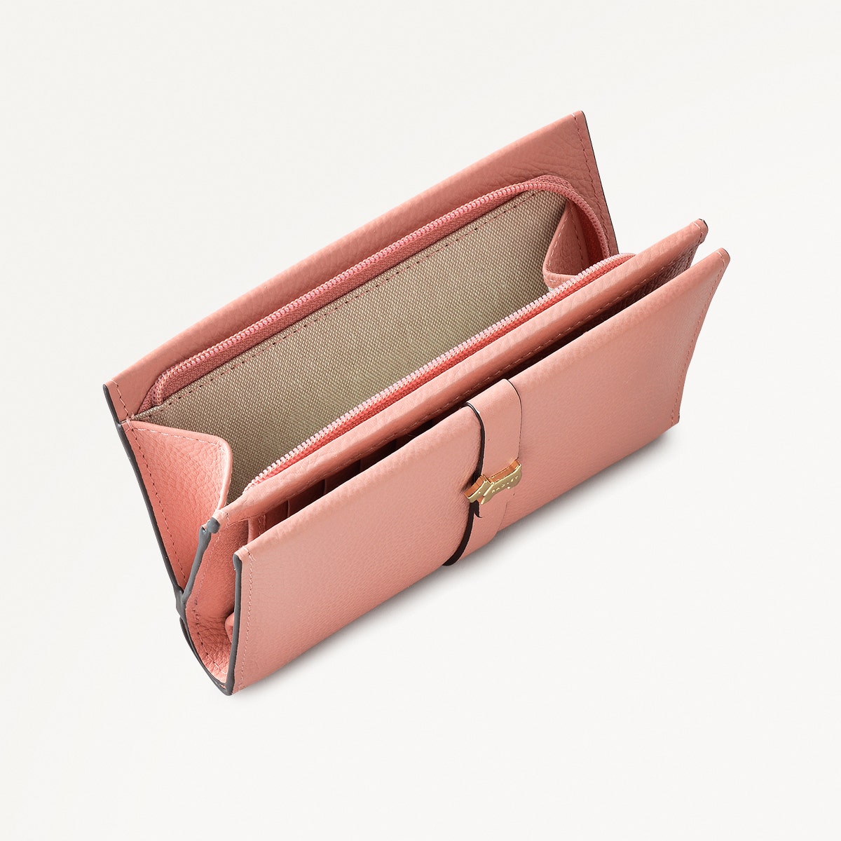 Sandler Way Leather Medium Bifold Wallet in Sienna Pink - 111871