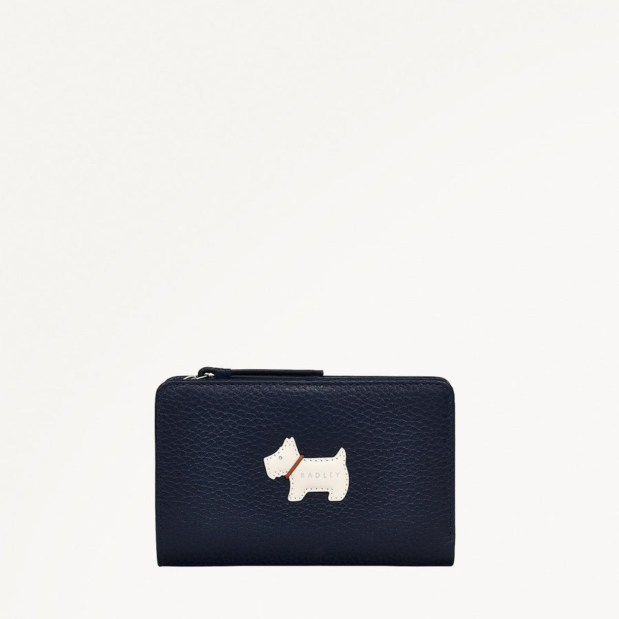 Loyal Radley Leather Medium Bifold Wallet in Ink - 111873