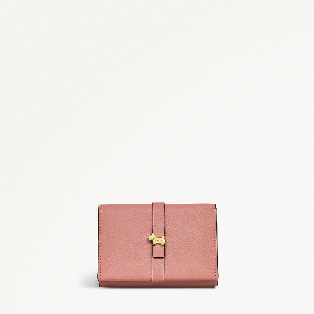 Sandler Way Leather Small Trifold Wallet in Sienna Pink - 111876
