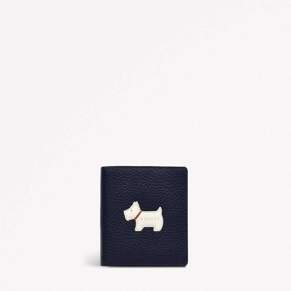 Loyal Radley Leather Small Bifold Card Holder in Ink - 111878