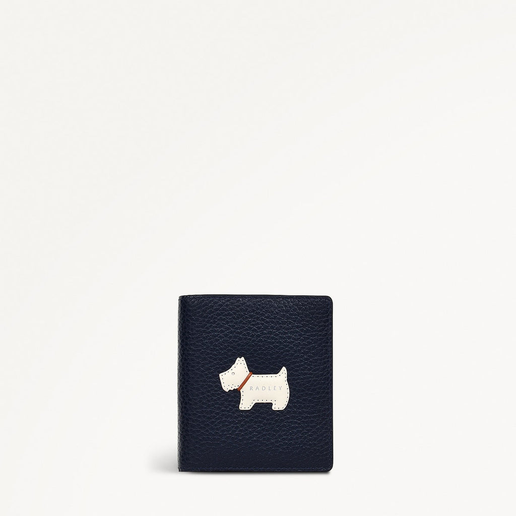 Loyal Radley Leather Small Bifold Card Holder in Ink - 111878
