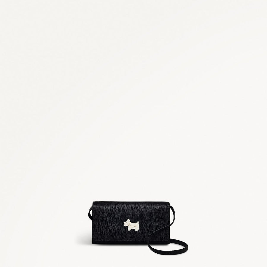 Loyal Radley Leather Large Phone Cross Body Bag in Black - 111879