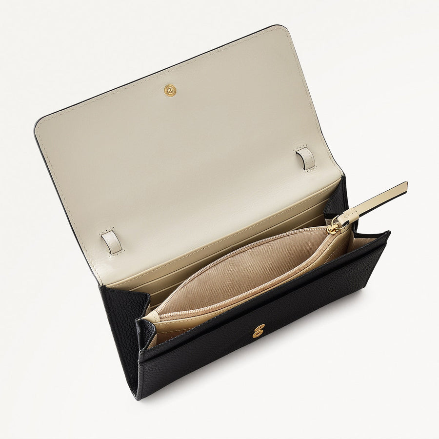 Loyal Radley Leather Large Phone Cross Body Bag in Black - 111879