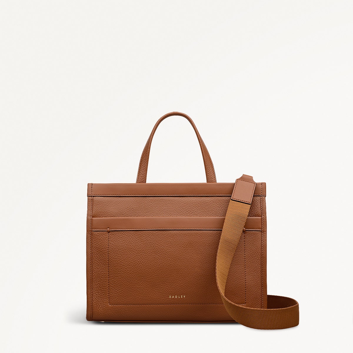 Alba Place Small Ziptop Grab Bag in Indus Tan - 111907