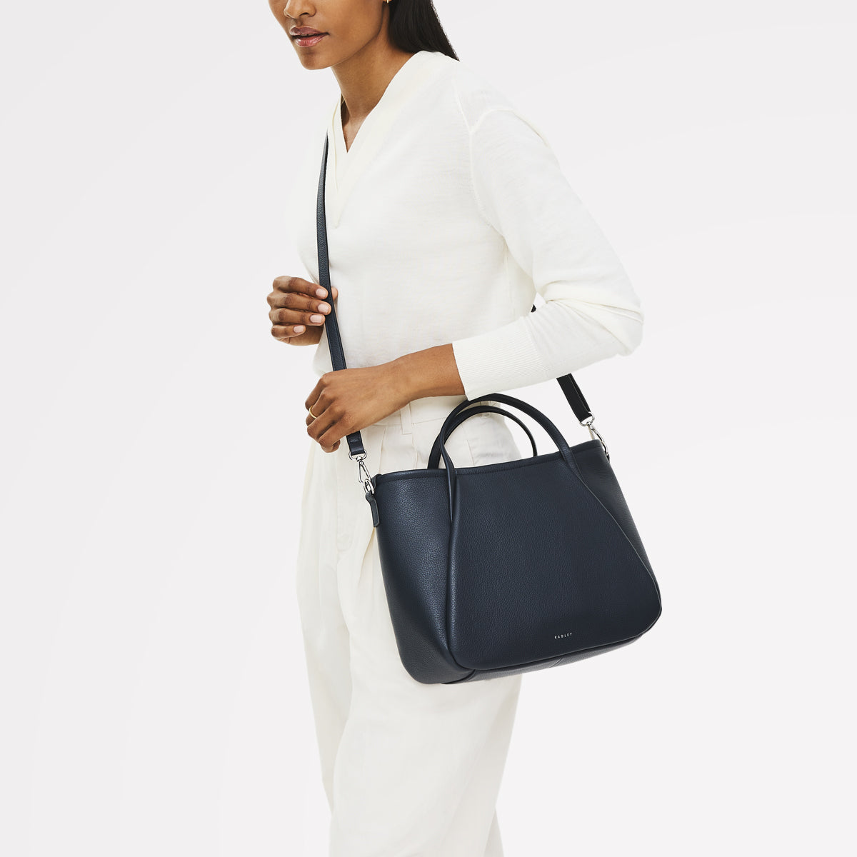 Ink Medium Ziptop Grab | Eastney Street AW25 | Radley London