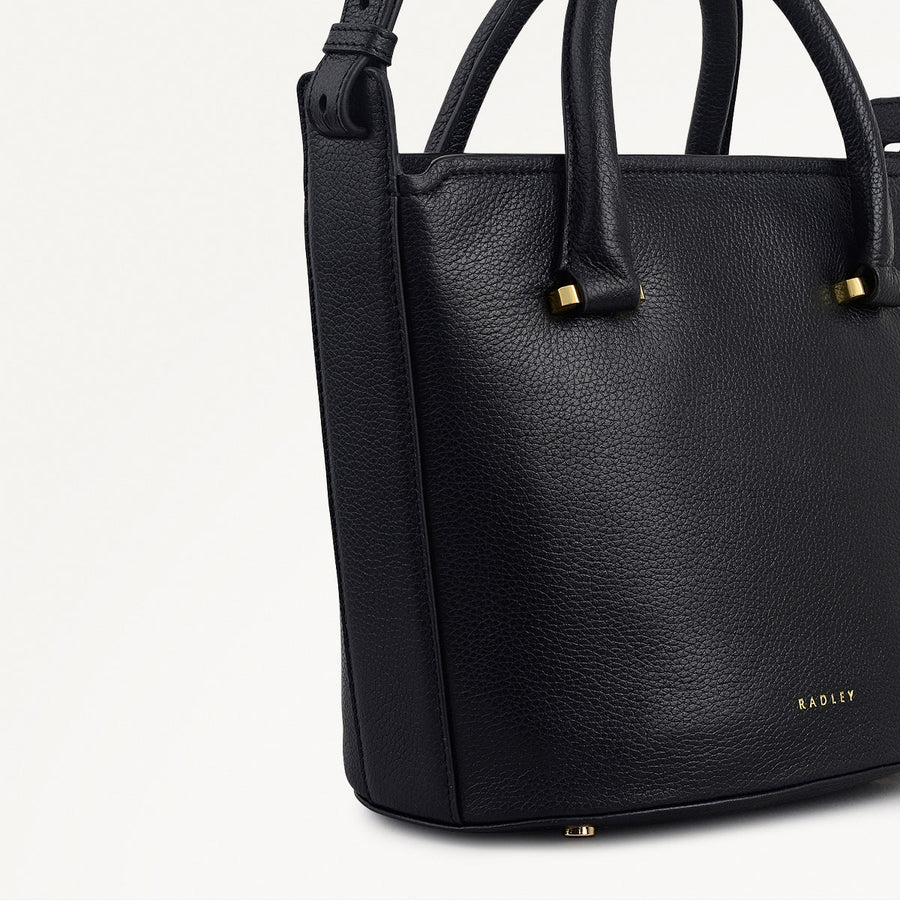 Golbourne Road Small Ziptop Grab Bag in Black - 111913