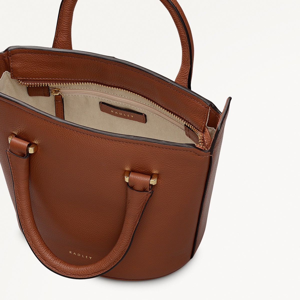 Golbourne Road Small Ziptop Grab Bag in Indus Tan - 111915