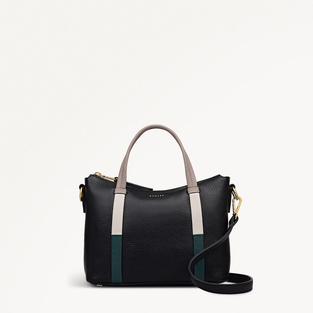 Waterloo Way Small Ziptop Grab Bag in Black - 111919