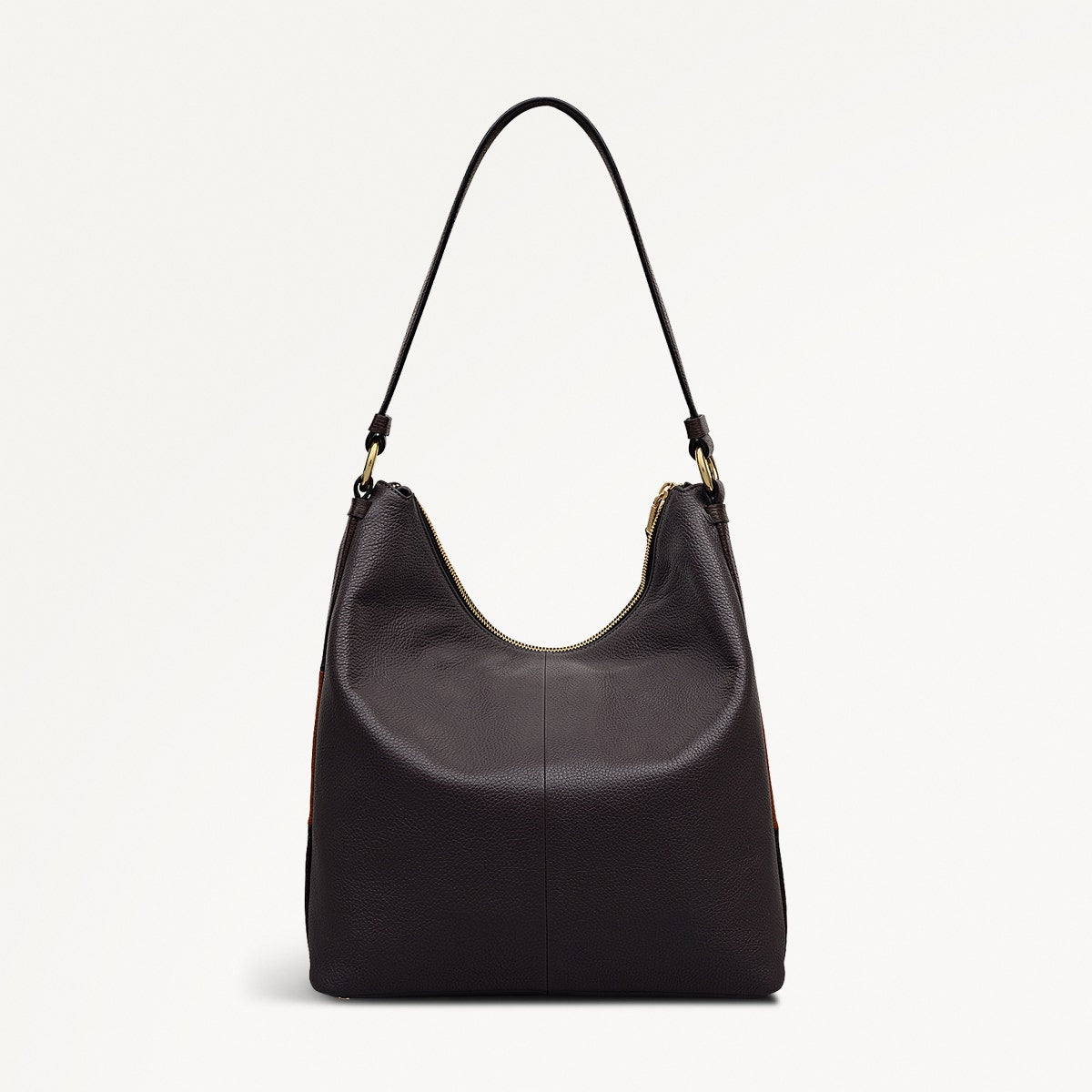 Waterloo Way Medium Ziptop Shoulder Bag in Thunder - 111926