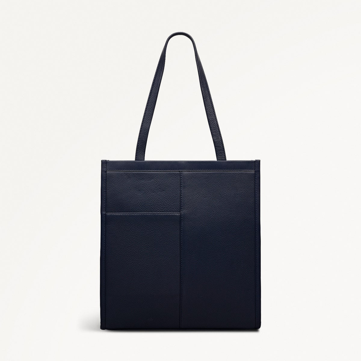 Alba Place Logo Medium Ziptop Tote Bag in Ink - 111937