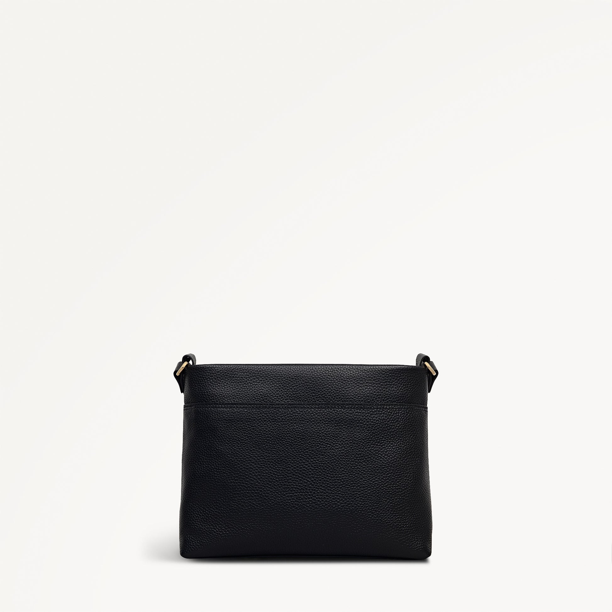 Pickwick Leather Small Ziptop Cross Body Bag in Black - 111939