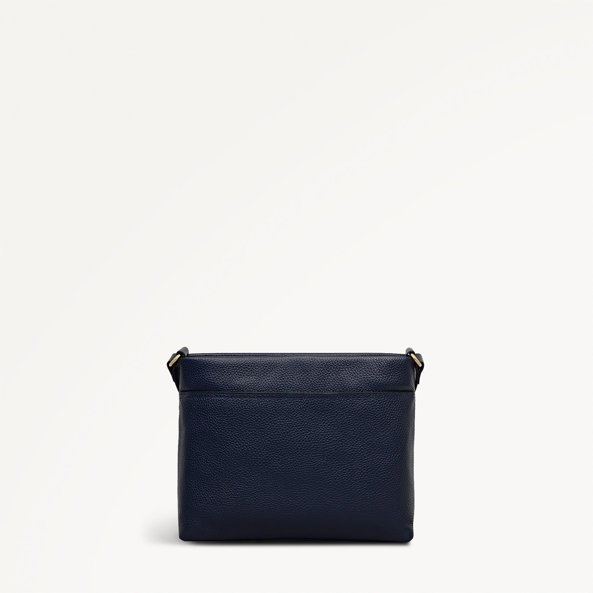 Pickwick Leather Small Ziptop Cross Body Bag in Ink - 111940