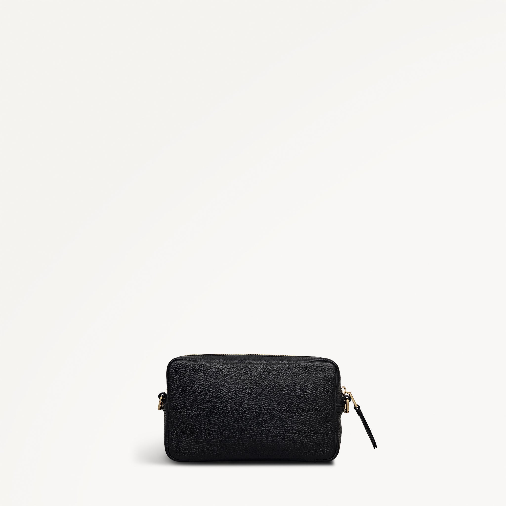 Tavistock Leather Mini Zip Around Cross Body Bag in Black - 111943