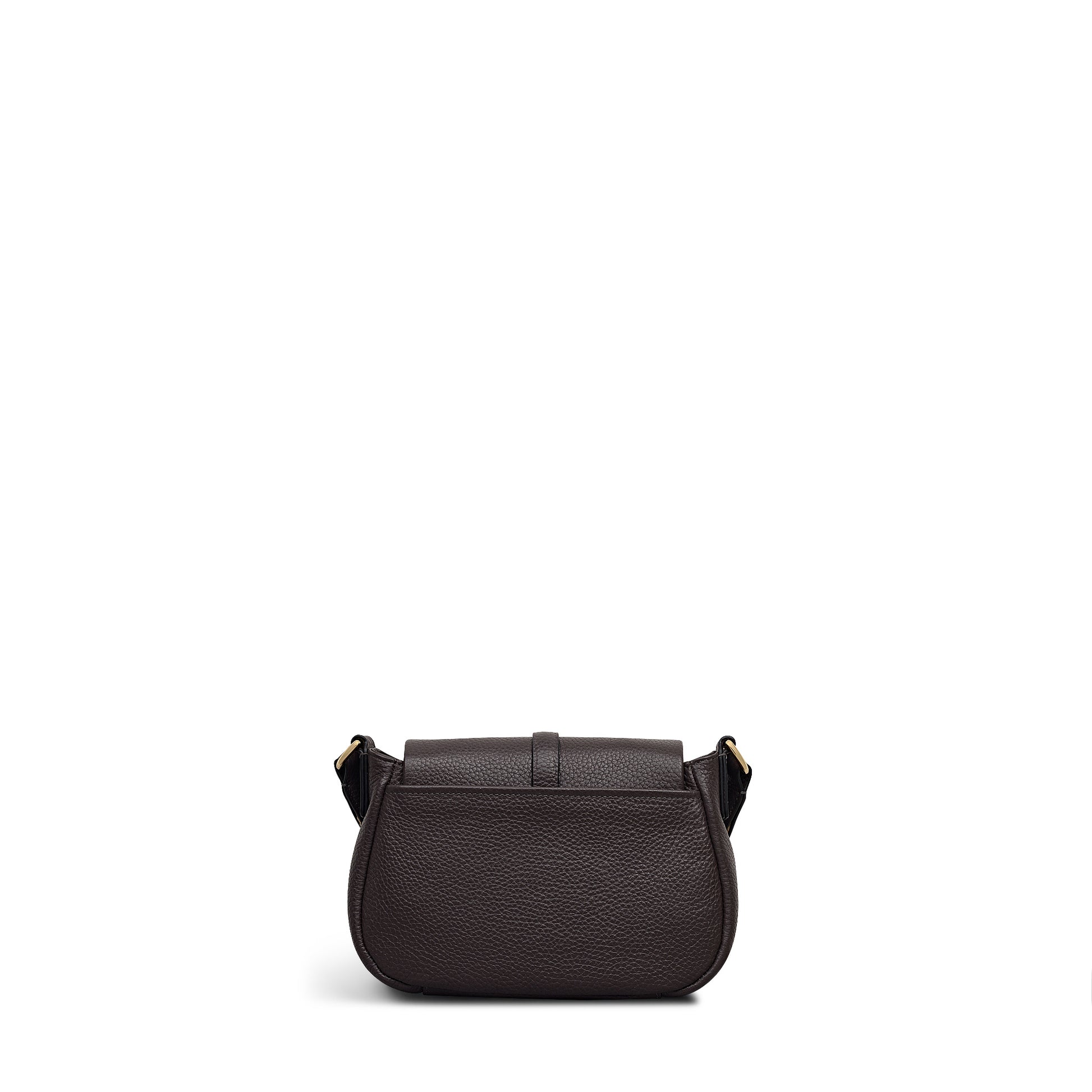 Lulworth Road Leather Mini Flapover Cross Body Bag in Thunder - 111948