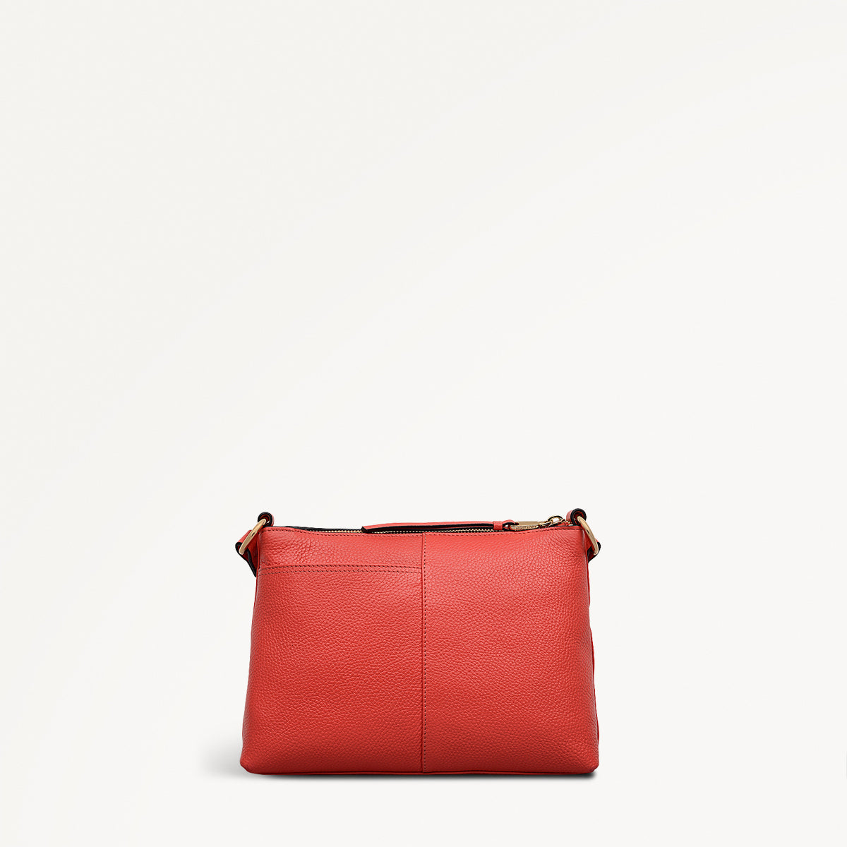 Colwyn Road Leather Small Ziptop Cross Body Bag in Luscious Red - 111952