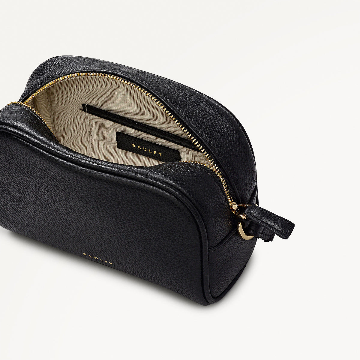 The Daily Small Zip Around Cross Body Black - 112017