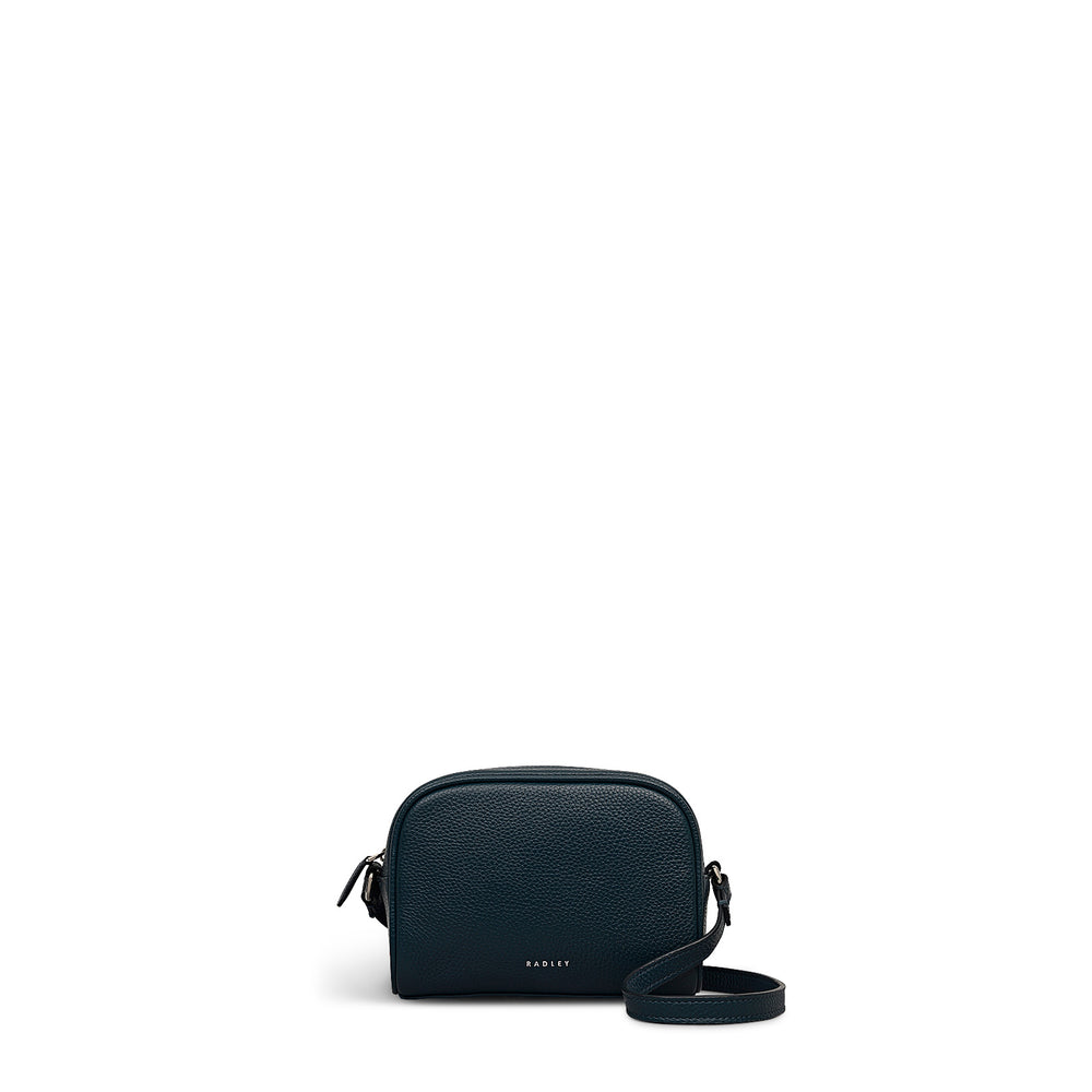 THE DAILY SMALL ZIP AROUND CROSS BODY TEAL