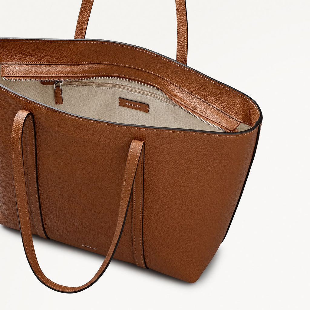 The Weekly Large Ziptop Tote Toffee - 112021
