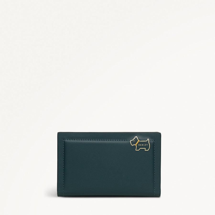 Heritage Lane Medium Bifold Wallet in Teal - 112025