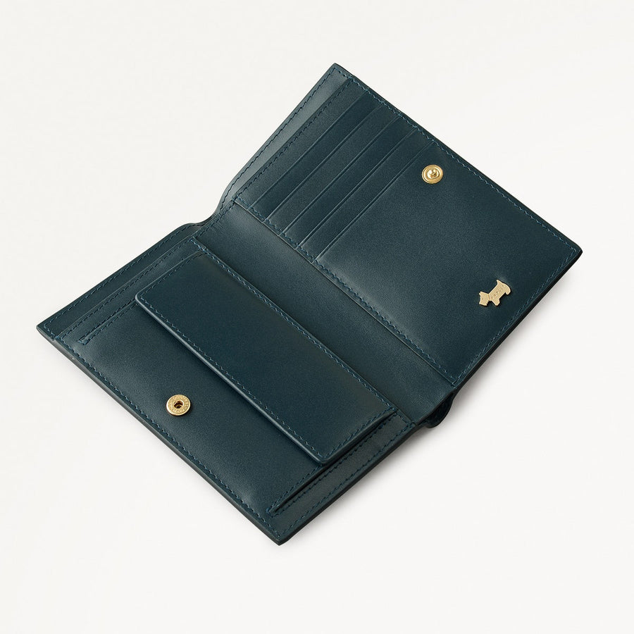 Heritage Lane Medium Bifold Wallet in Teal - 112025
